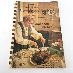 Norwegian Family Cookbook Recipes For American Kitchen Food History 1974 USA